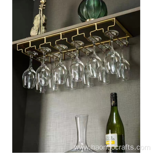 The glass rack hangs upside down wine RACK